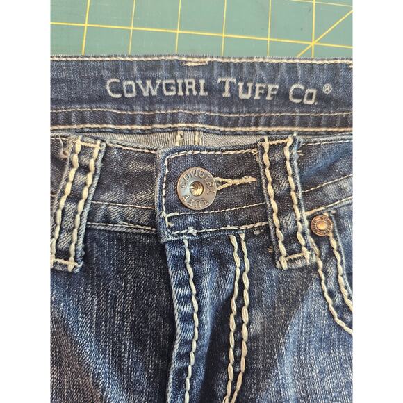 Cowgirl Tuff Vintage Cross Western Embroidered Jeans 27 - Picture 7 of 16